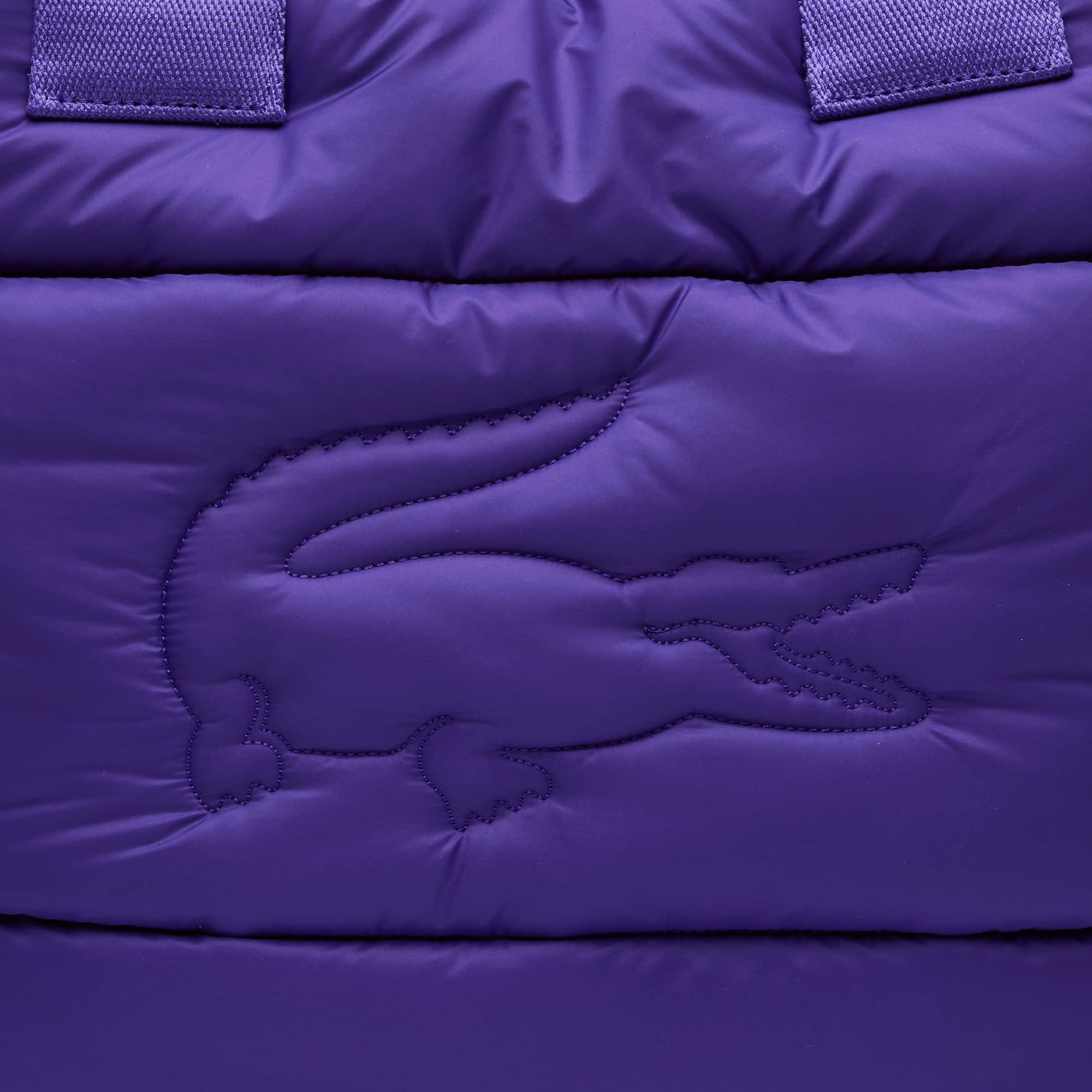 Sac cabas matelassé Puffy Croc Sacs - Violet - Lacoste - Unisex