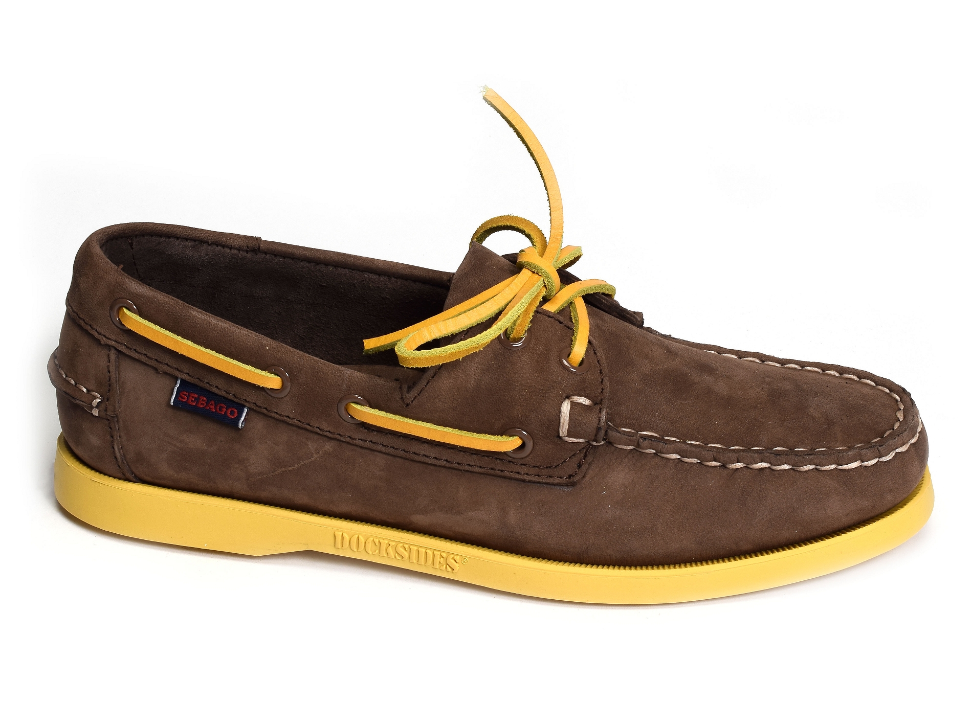 Docksides marron jaune