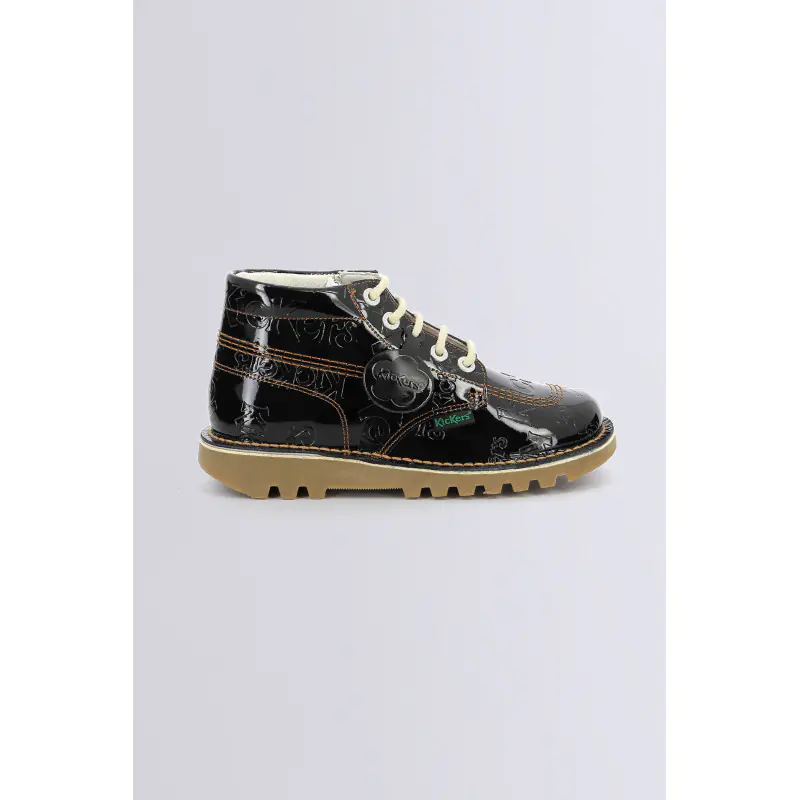 KICK HI NOIR BOTTINES Cuir Femme