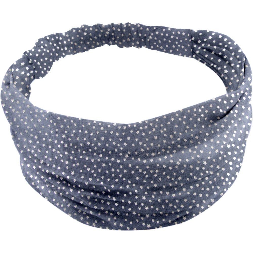 Bandeau Fichu Bébé Etoile Argent Jean
