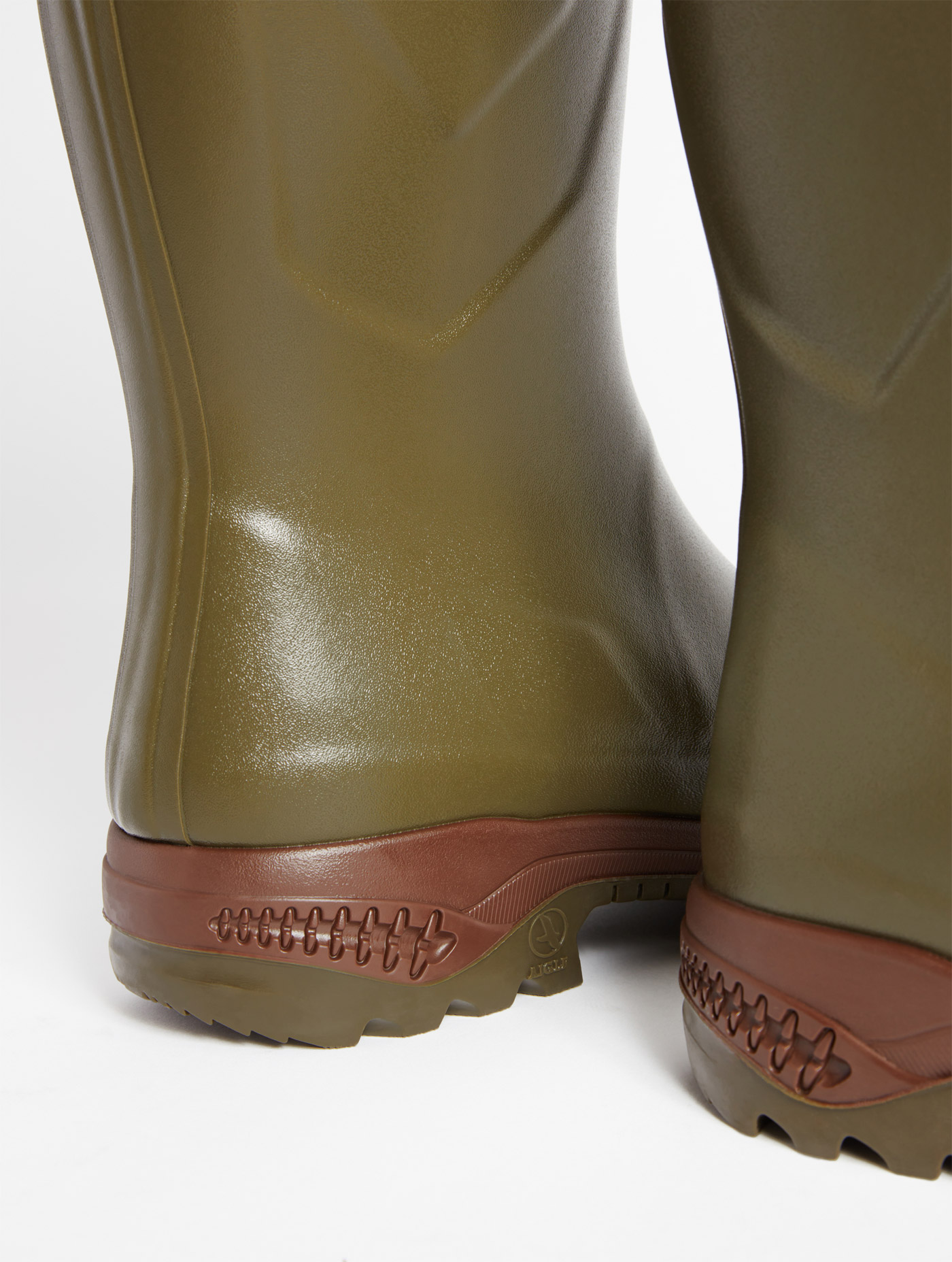 Bottes anti-fatigue adaptées à tous les mollets Made in France KAKI