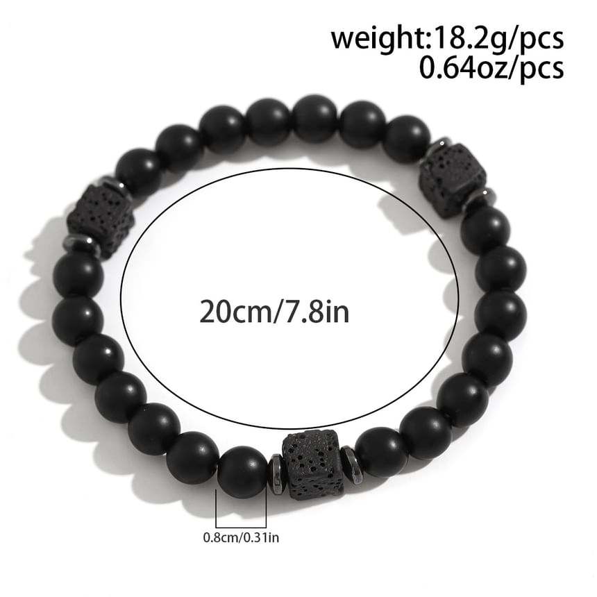 Gretlyn - Choker / Armband met imitatie edelstenen kralen