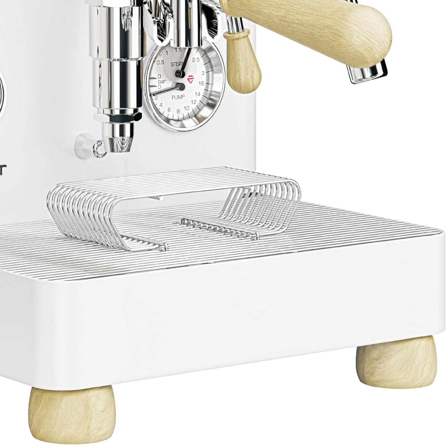 Lelit Bianca Kaffeemaschine - Mit Milchaufschäumer und Dual Boiler System - Weiß