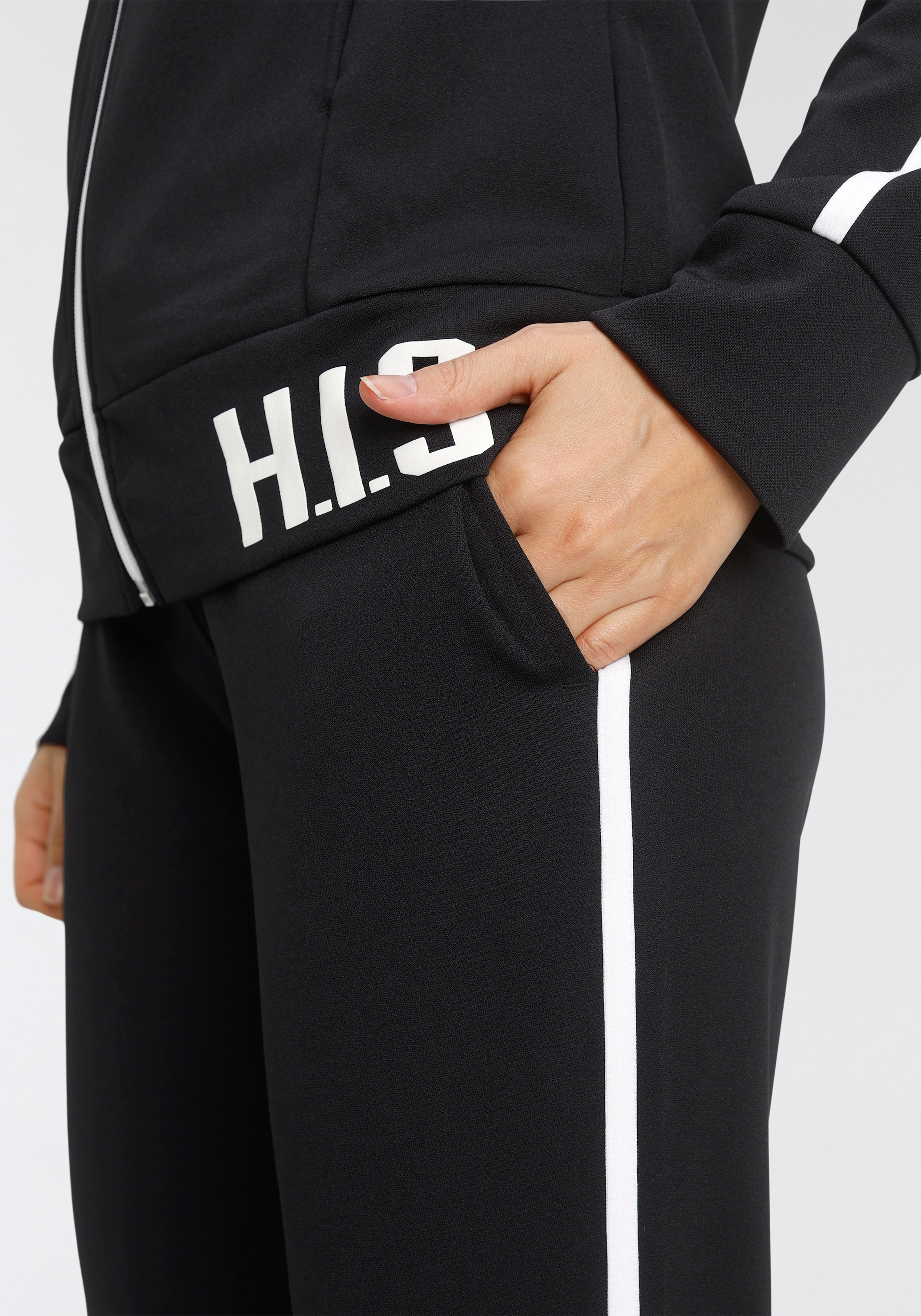 H.I.S Trainingsanzug, 2 Stk. Softes, schnell trocknendes Stretchmaterial für hohen Komfort