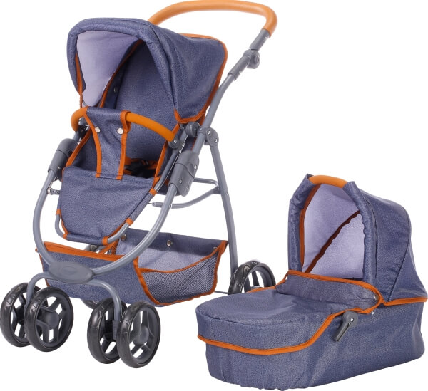 Puppenwagen Coco - dark blue