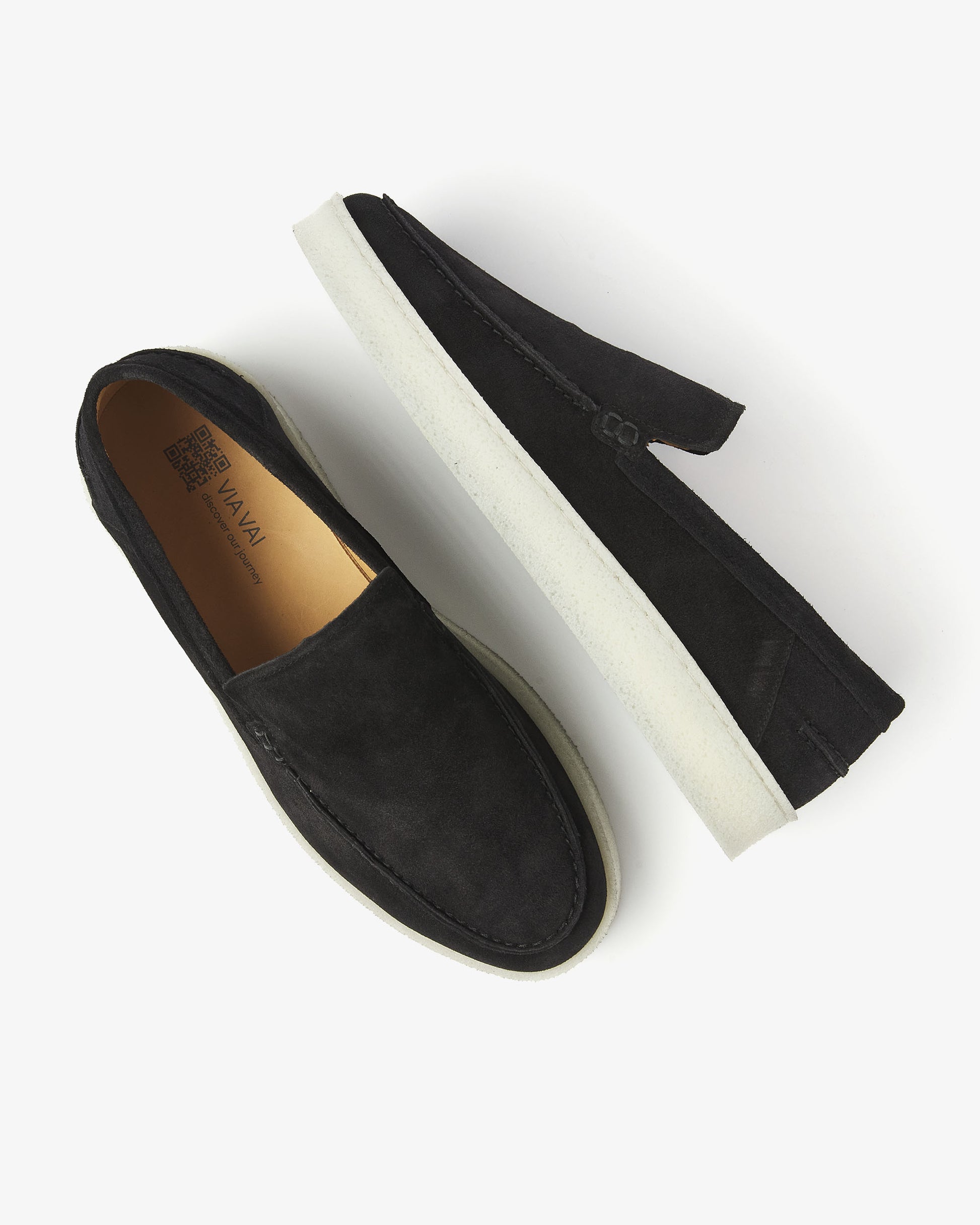 VIA VAI zwarte heren loafers Zane Tyler