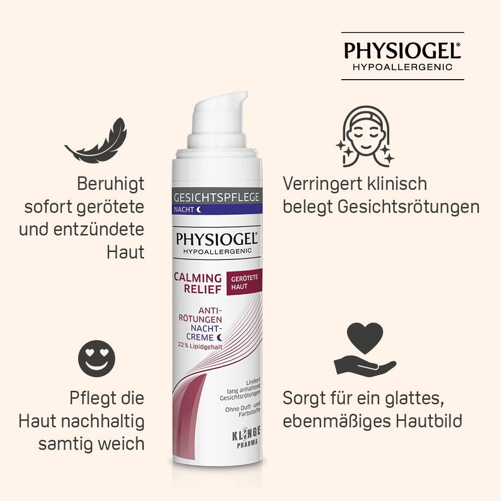 PHYSIOGEL® Calming Relief Anti-Rötungen Nachtcreme 40ml - gerötete Haut
