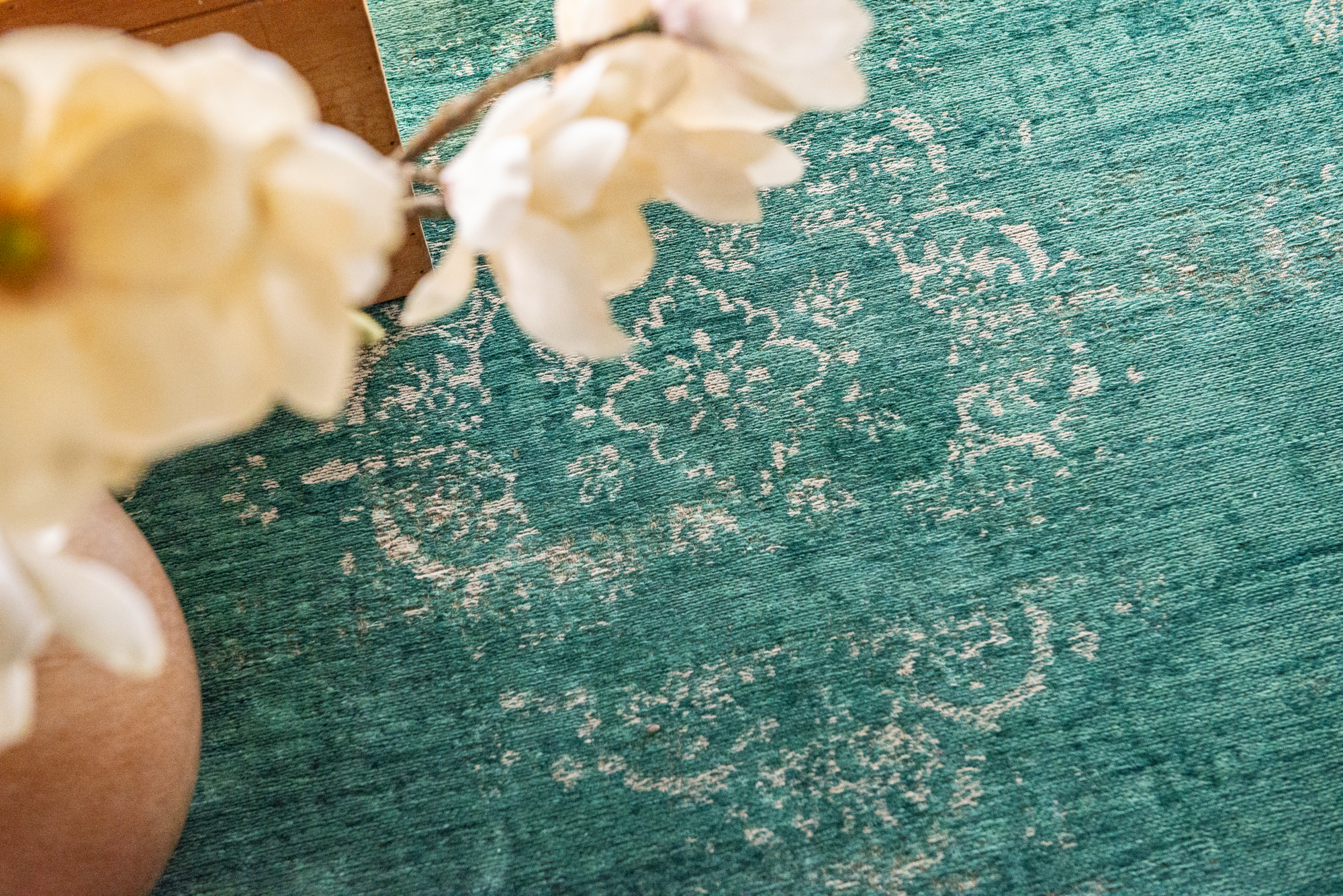 Ecorugs vloerkleed Medallion groen 80x150 cm