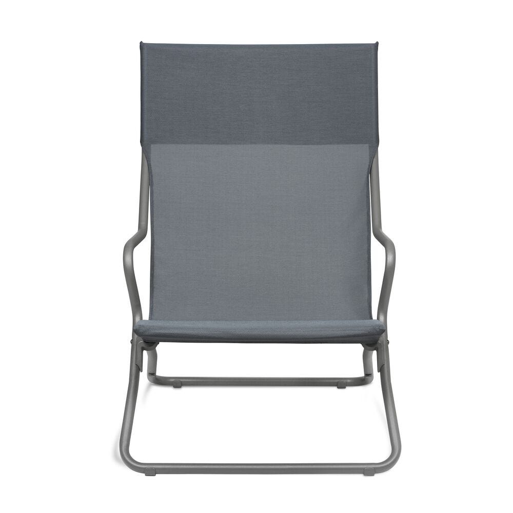 Klappbarer Liegestuhl Horizon Batyline® Duo Grau Storm Grey