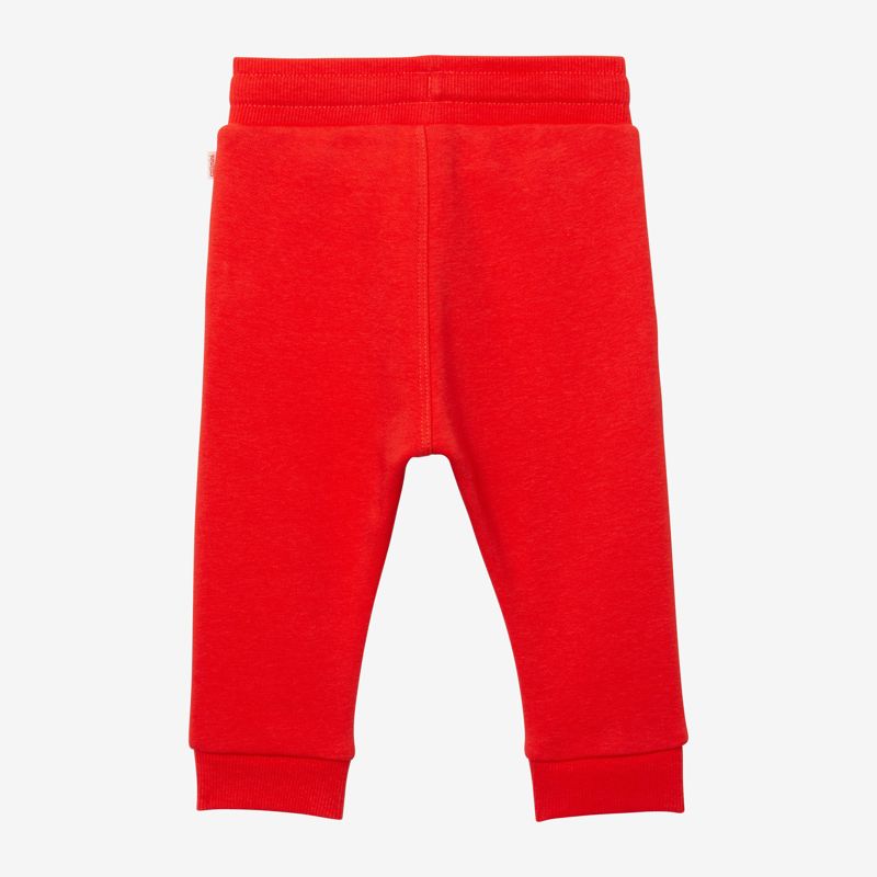 Jogging bébé garçon rouge bandes en coton recyclé Catimini Rouge