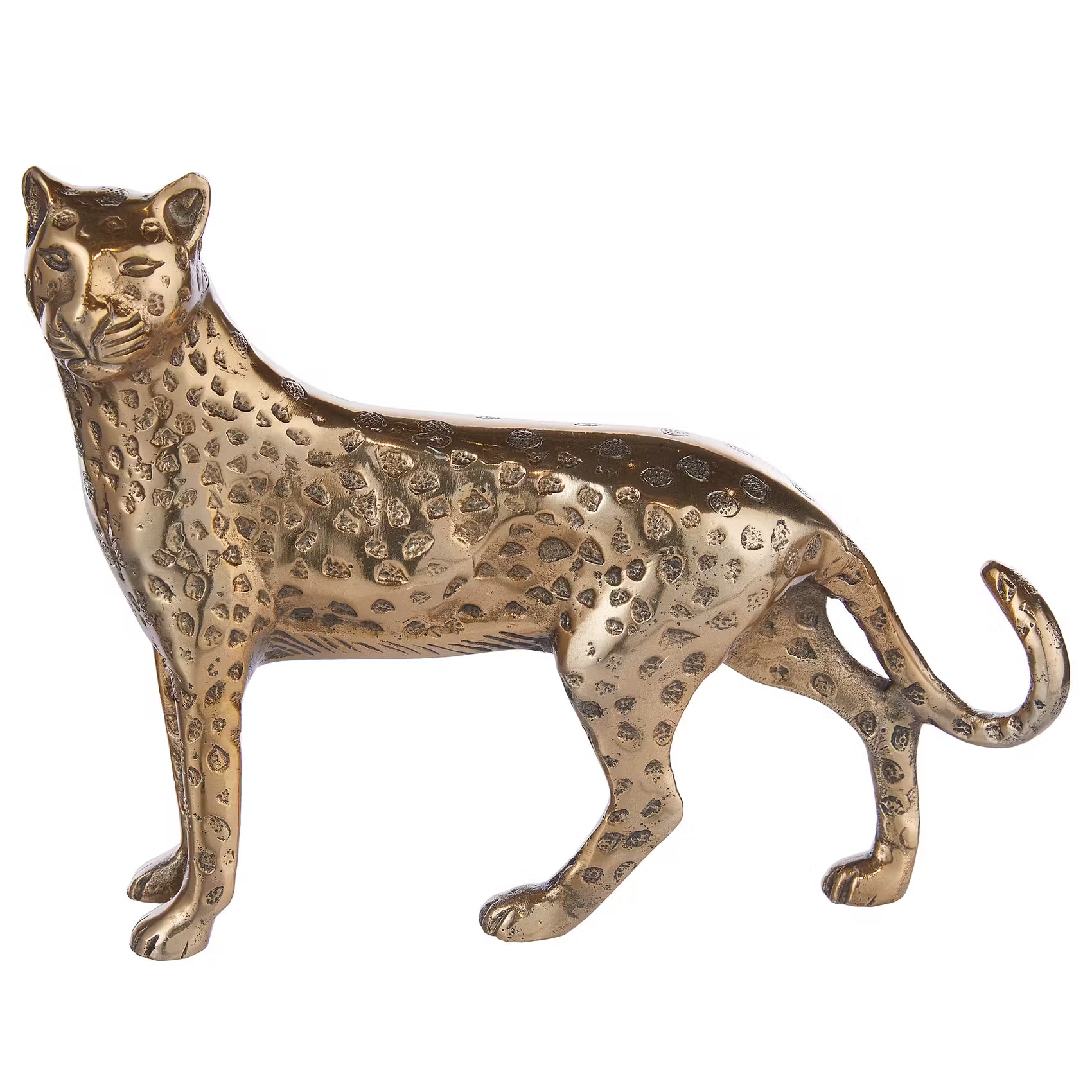 GOLDEN NATURE Deko-Leopard 4er-Set