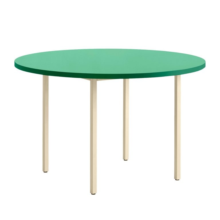 Hay Two-Colour tafel 120 mint groen, ivoor onderstel