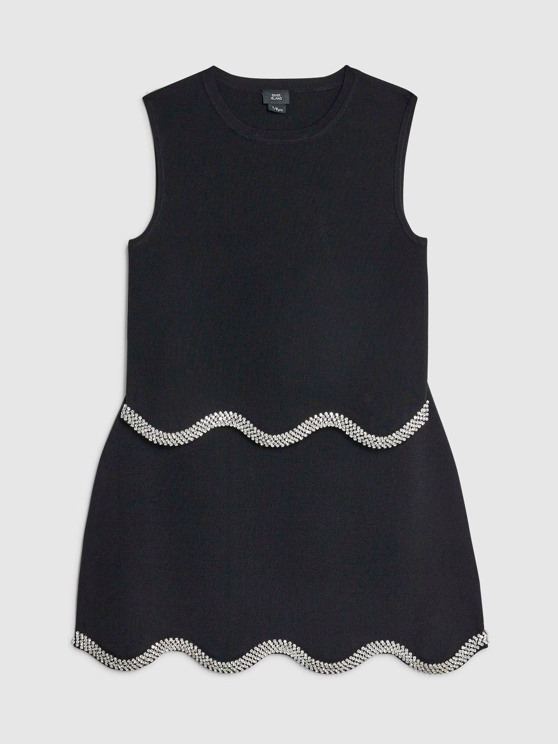 River Island Embellished Vest & Skirt Set