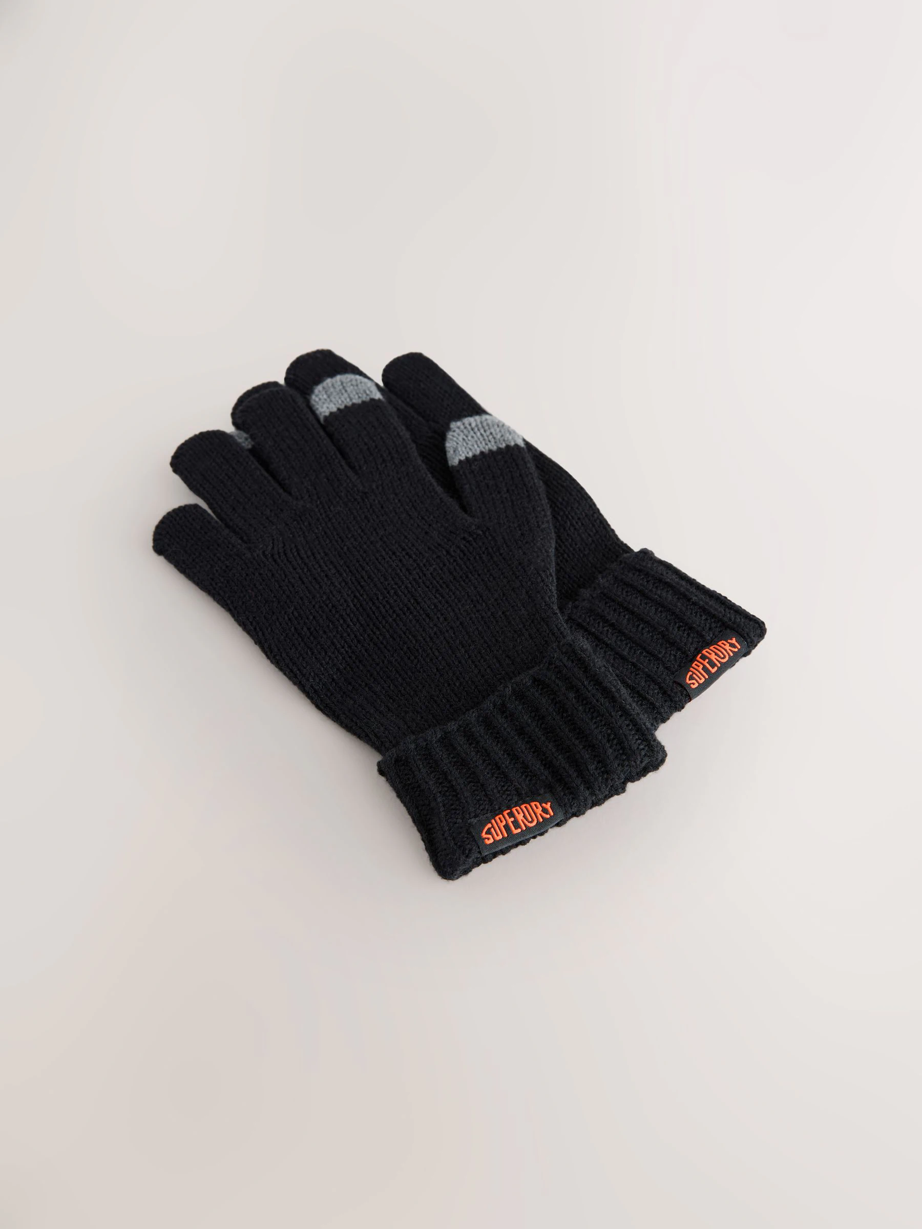 Superdry Beanie and Gloves Set