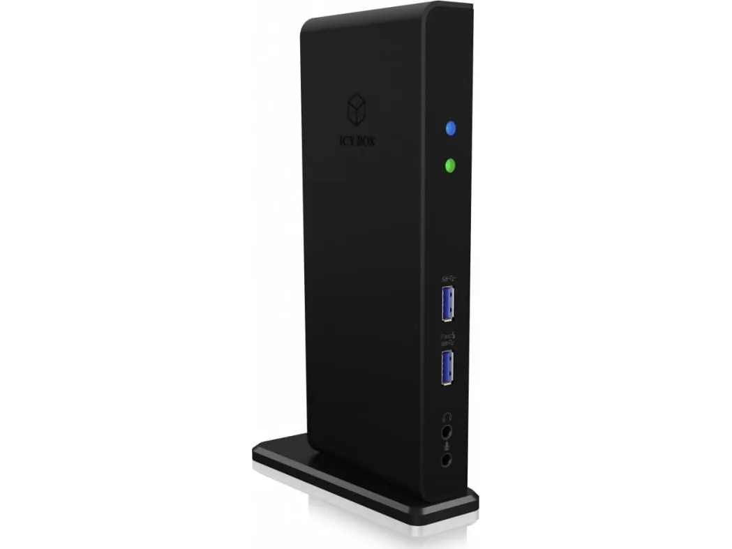 ICY BOX IB-DK2251AC - Dockingstation - USB-C / USB 3.0 - 2 x HDMI - 1GbE