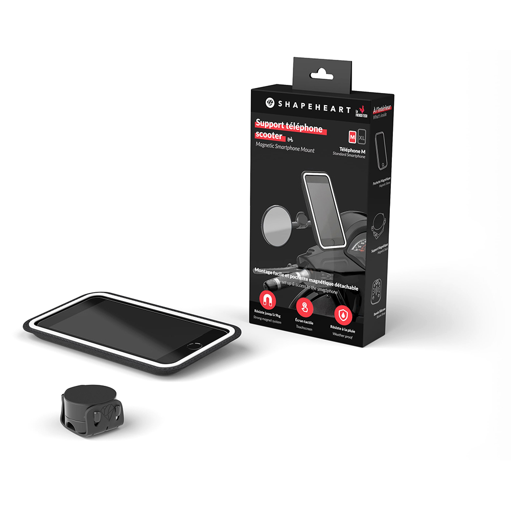 Shapeheart - Support Smartphone Magnétique Scooter