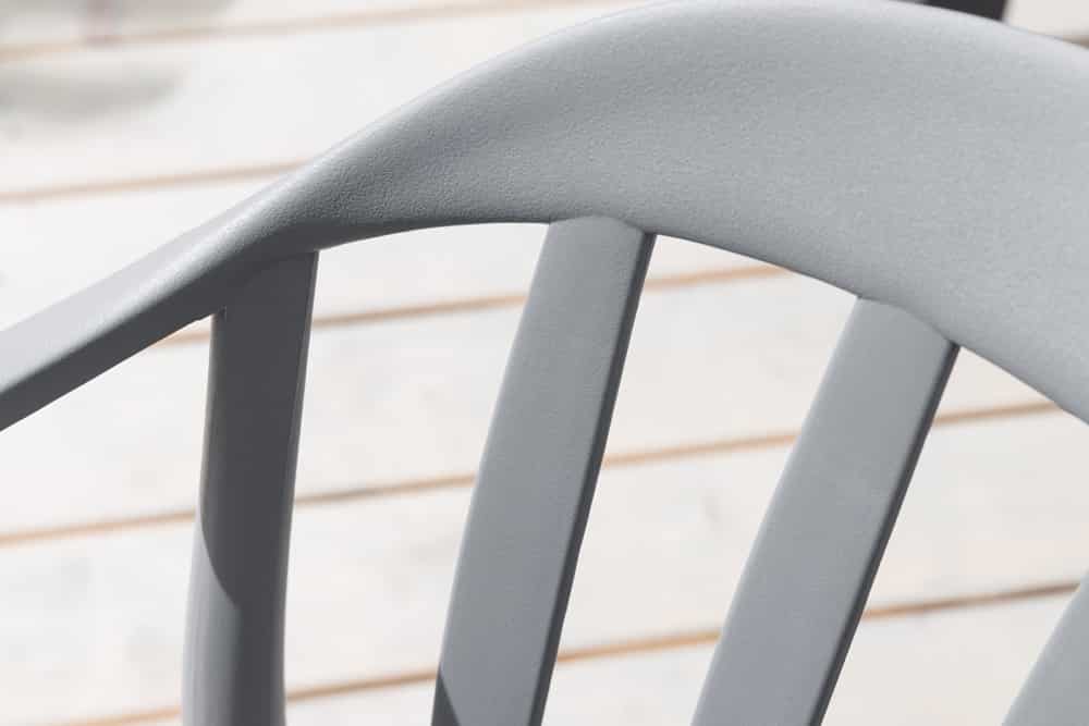 In- und Outdoor Gartenstuhl STUDIO ITALIA anthrazit stapelbar wetterfest