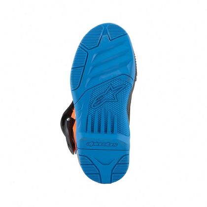 Bottes cross Alpinestars TECH 3S KIDS - BLACK WHITE - Orange / Bleu
