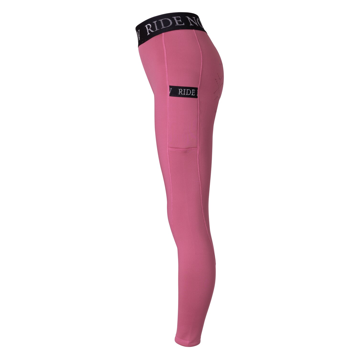 RIDE now Thermo-Reitleggings  - violet rose