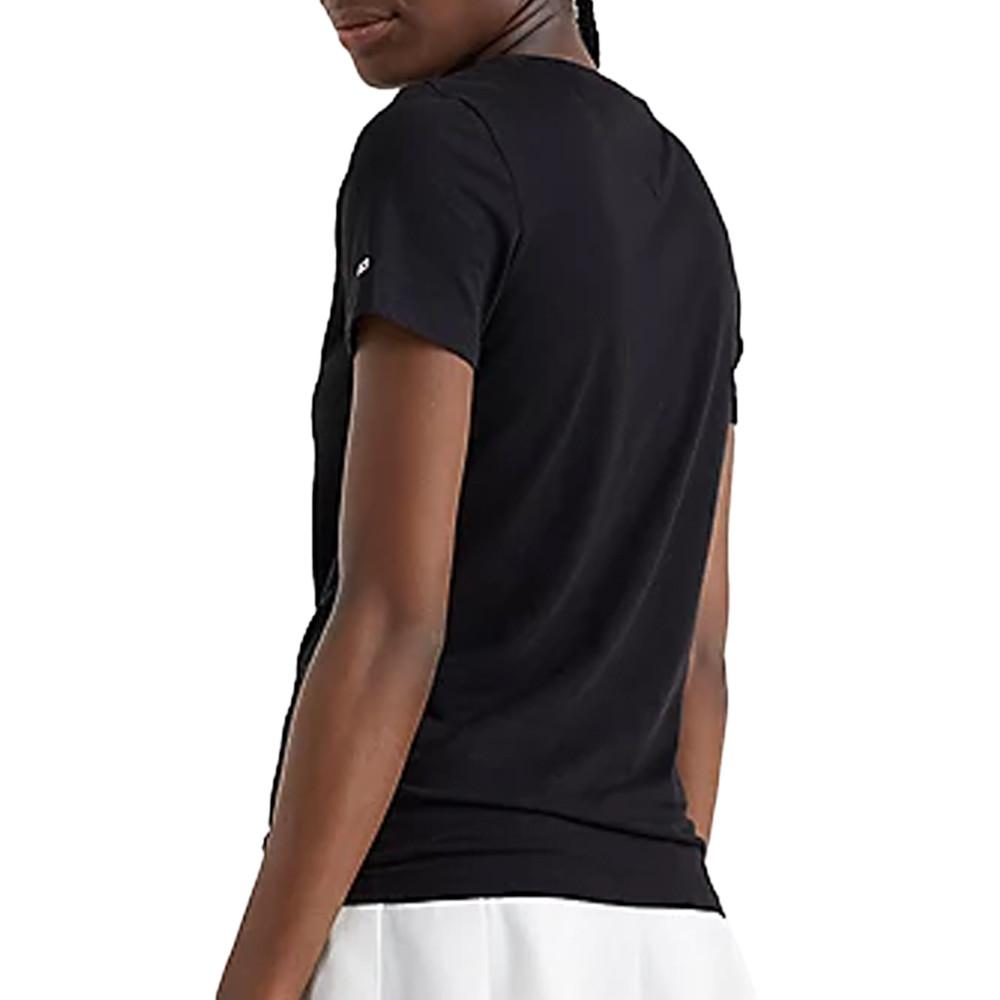 Tommy Hilfiger T-shirt Noir Femme Tommy Hilfiger Skinny Essential