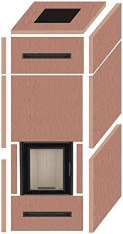 Kaminverkleidung Kaminbausatz - Komplett SET 1 | weiß