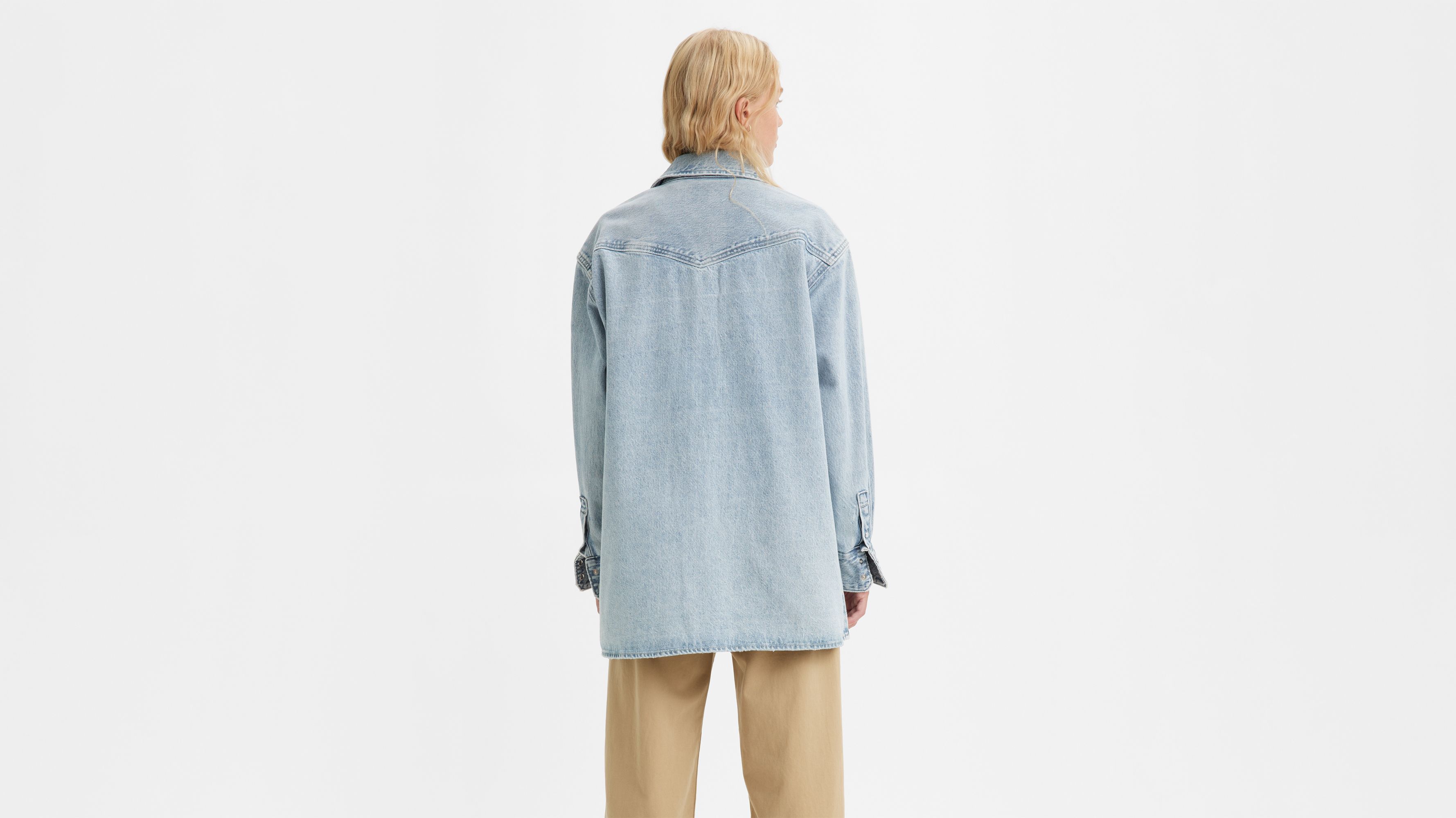 Chemise Western Dylan relaxed - Indigo Destructed - Bleu