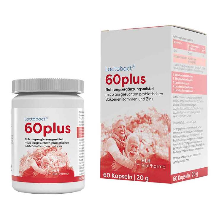 Lactobact 60plus magensaftresistente Kapseln, 60 St