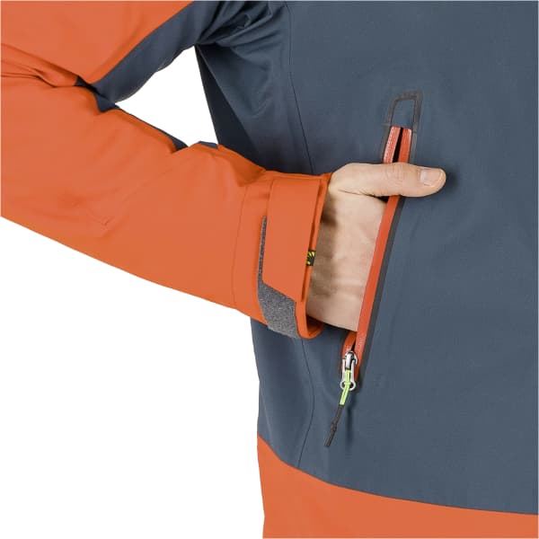 Veste ski de randonnée KARPOS STORM EVO JACKET MIDNIGHT/FIERY RED