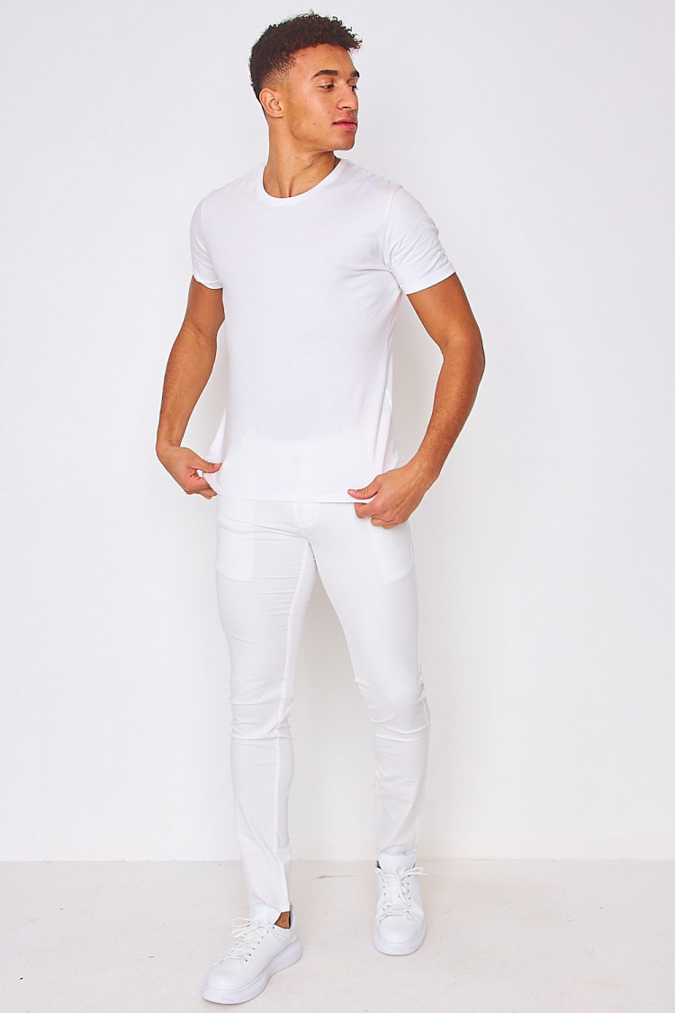 Pantalon chino blanc