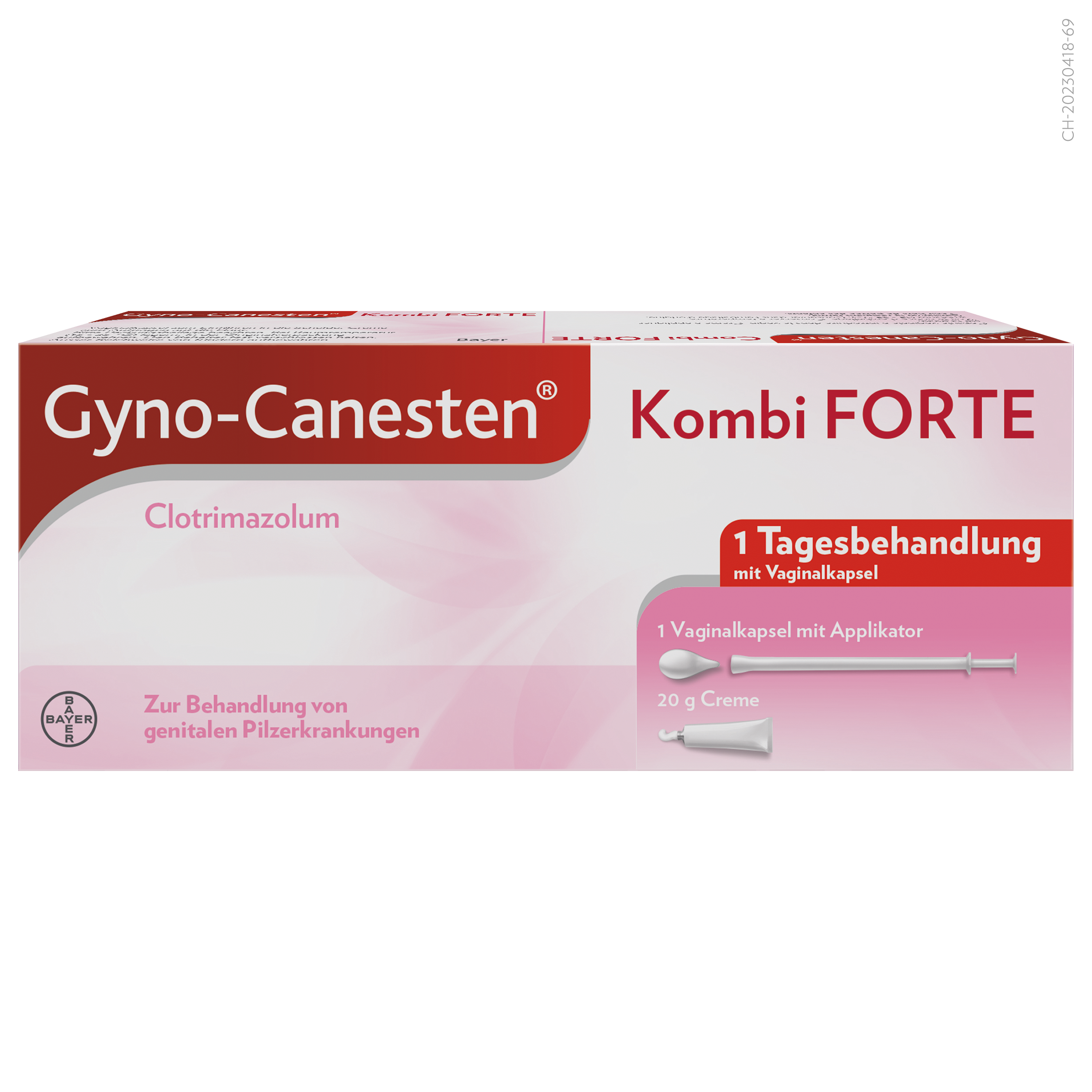GYNO-CANESTEN Kombi FORTE<br>1 Stück, Hartkapsel zur vaginalen Anwendung, Vaginalkapsel & Creme