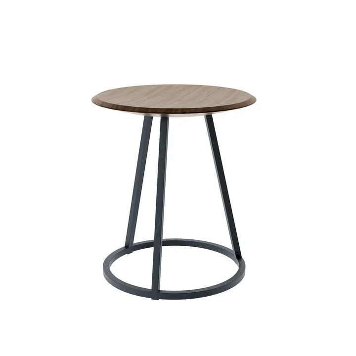 Hartô - Petit Gustave Hocker 45 cm, Walnuss / schiefergrau