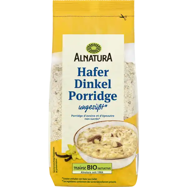 Bio Hafer Dinkel Porridge ungesüßt*
