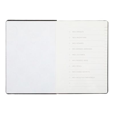 Oberthur Carmen - Carnet de notes souple A5 - ligné - 200 pages - bleu canard