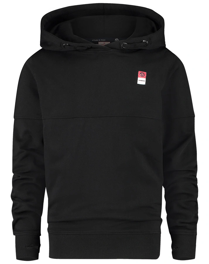 Kapuzen-Pullover B-BASIC in deep black