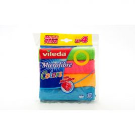 Vileda Gekleurde handschoenen microvezels