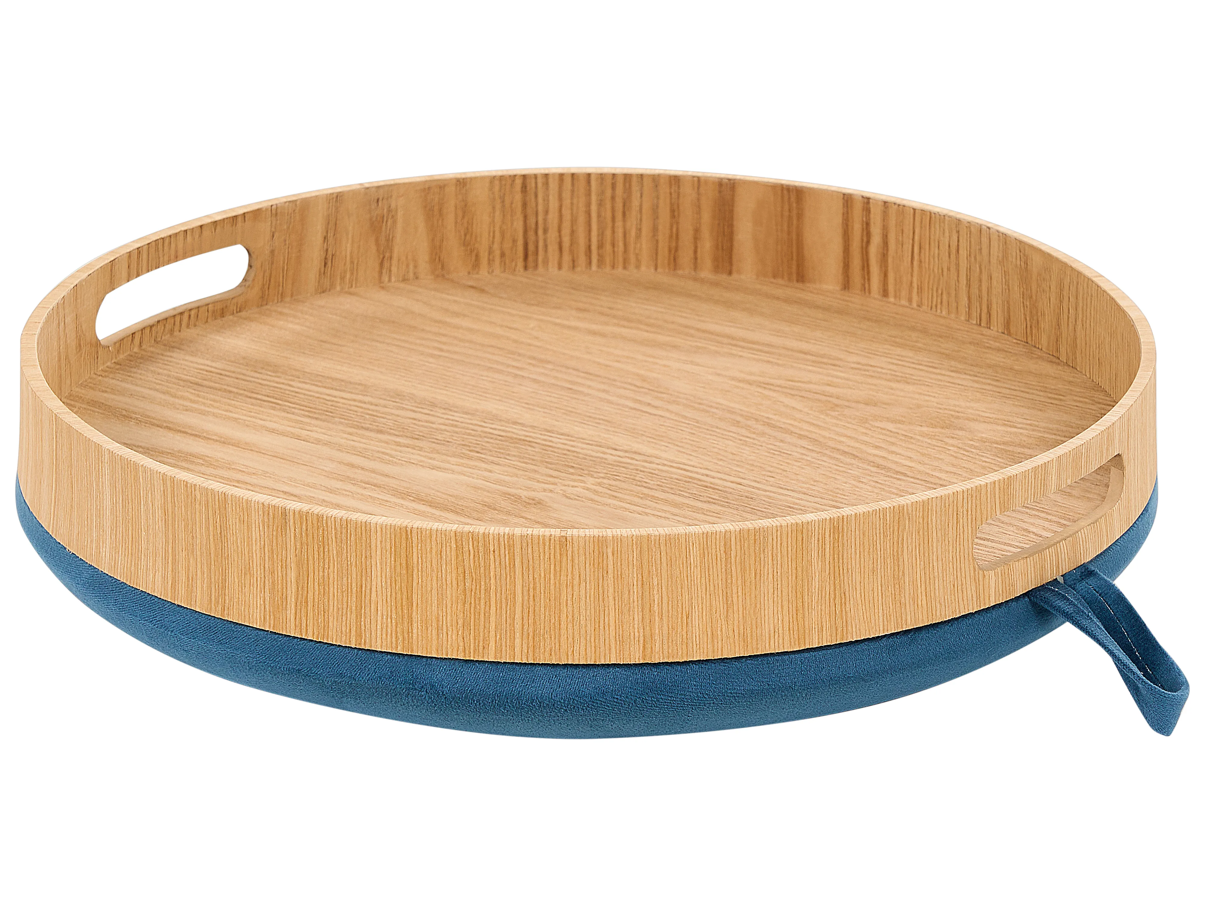 Hocker met opbergruimte NEELY Fluweel Marineblauw