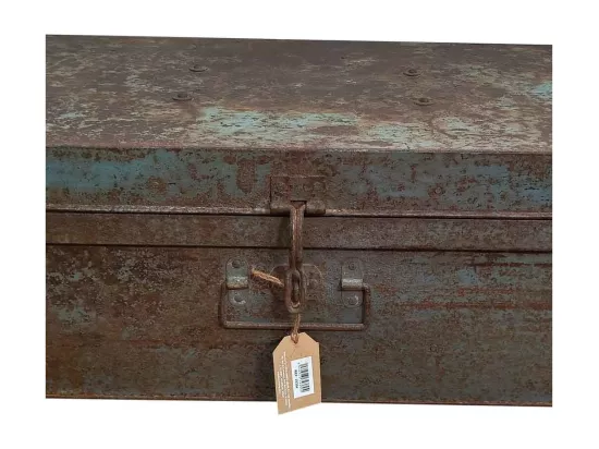 Valise en métal marron 76x45x30h