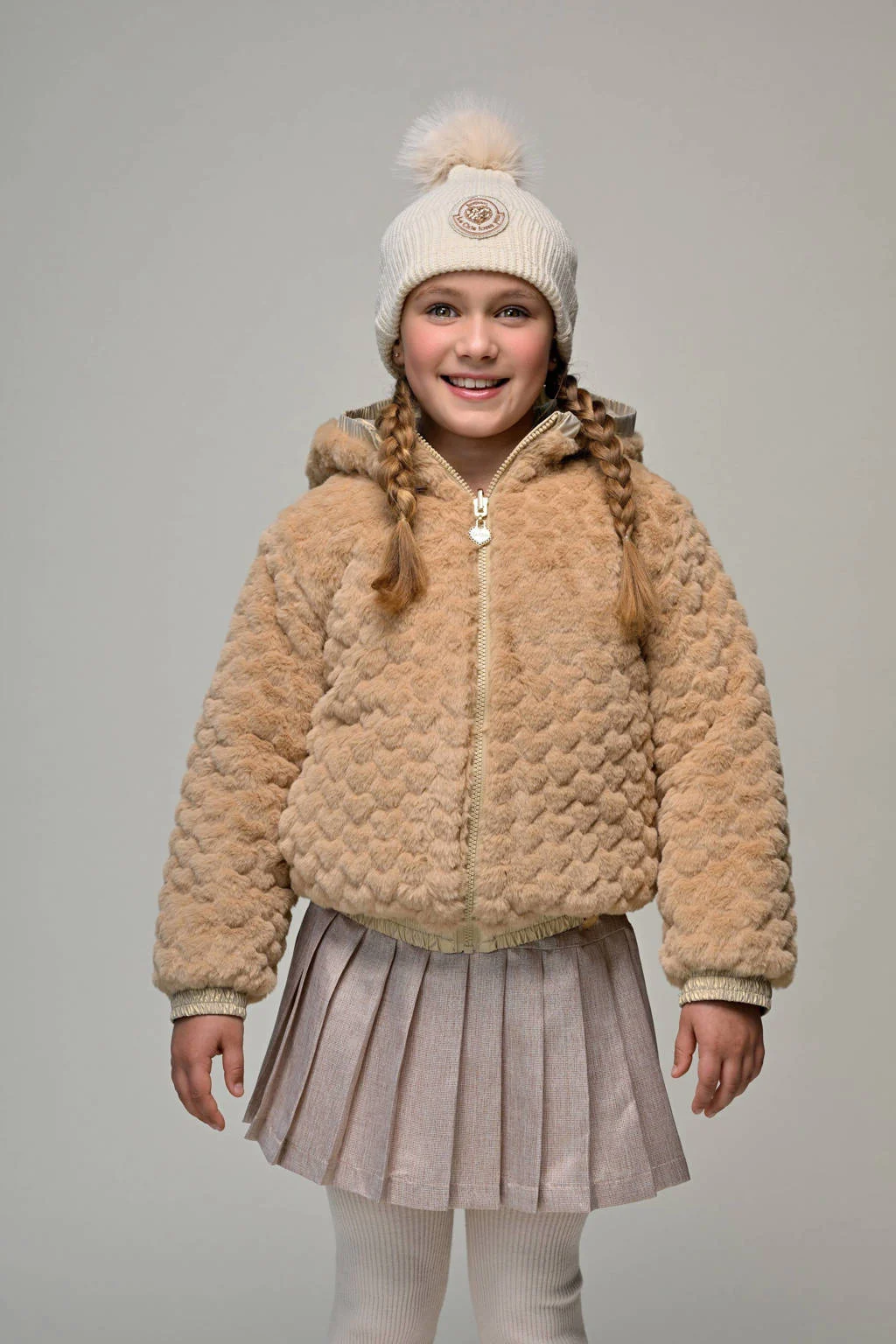 Le Chic reversible jas goud
