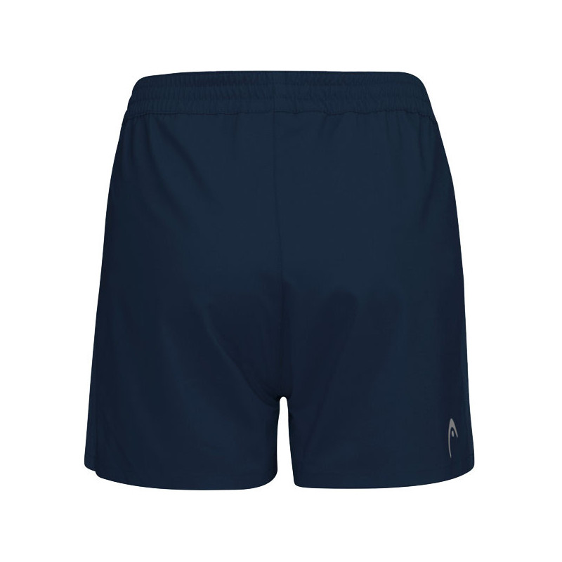 Short de tennis femme Head club bleu marine