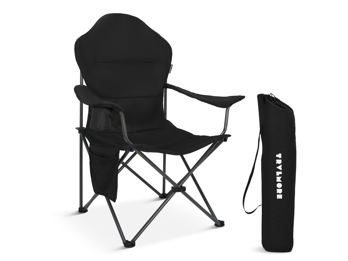 TRVLMORE Small Plus vouwstoel - Black