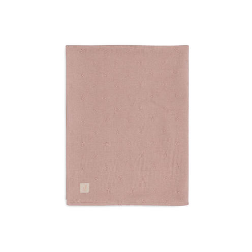 Couverture velvet Cosy knit - Wild rose - JOLLEIN