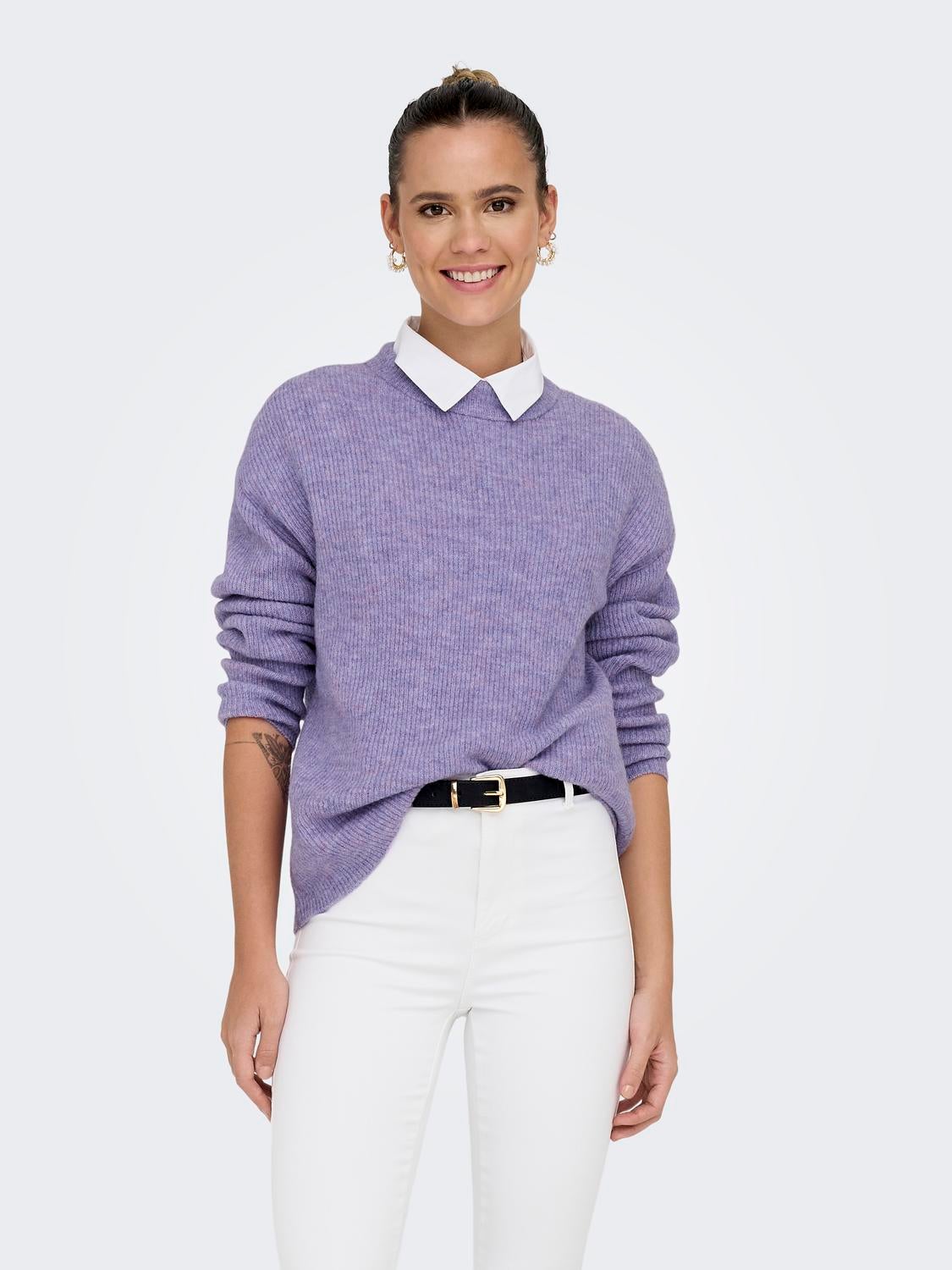 ONLCAMILLA Strickpullover Chinese Violet
