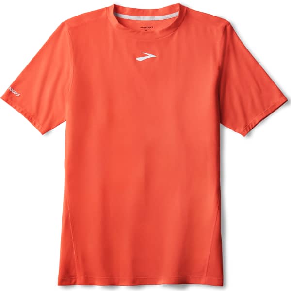 T-shirt running BROOKS HIGH POINT SHORT SLEEVE M FLAME