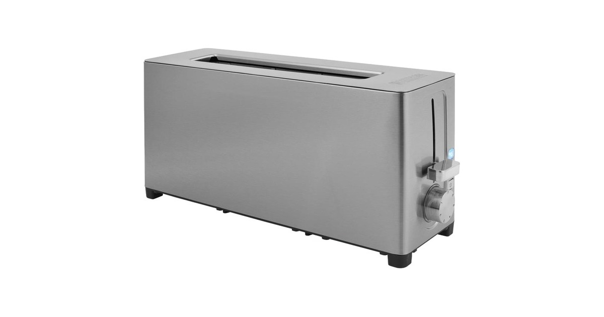 Princess142401 RVS Broodrooster Long Slot  (Geborsteld rvs)
