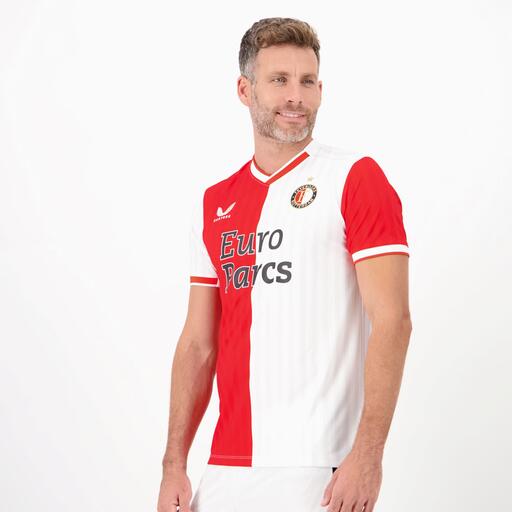Uniforme do Feyenoord para jogos em casa, temporada 23/24