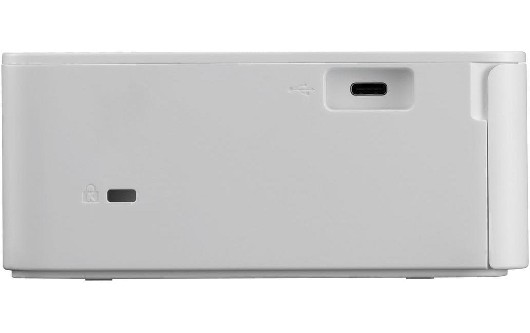 Fotodrucker Selphy CP1500 Weiss inkl. Papier und Tinte<br>Mobiler, WLAN-fähiger Fotodrucker