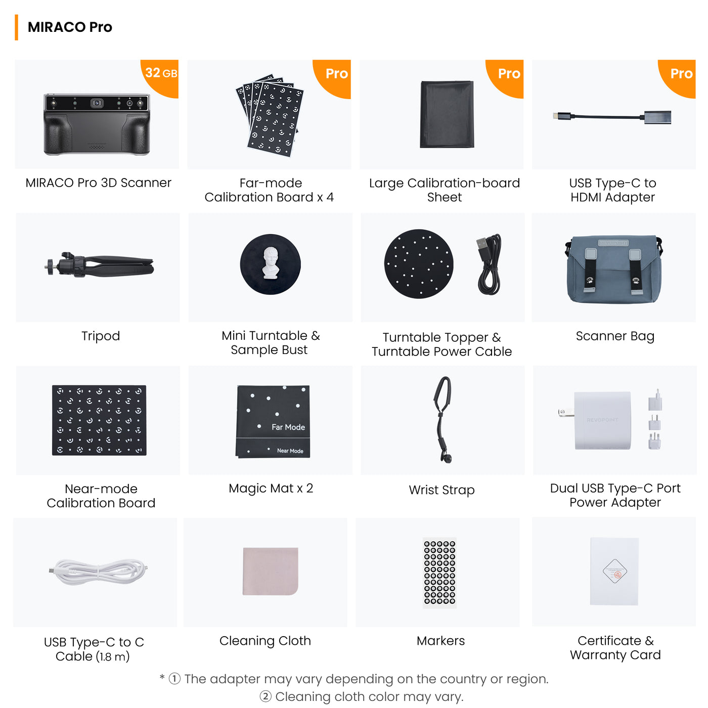 3D-Scanner Revopoint Miraco Pro