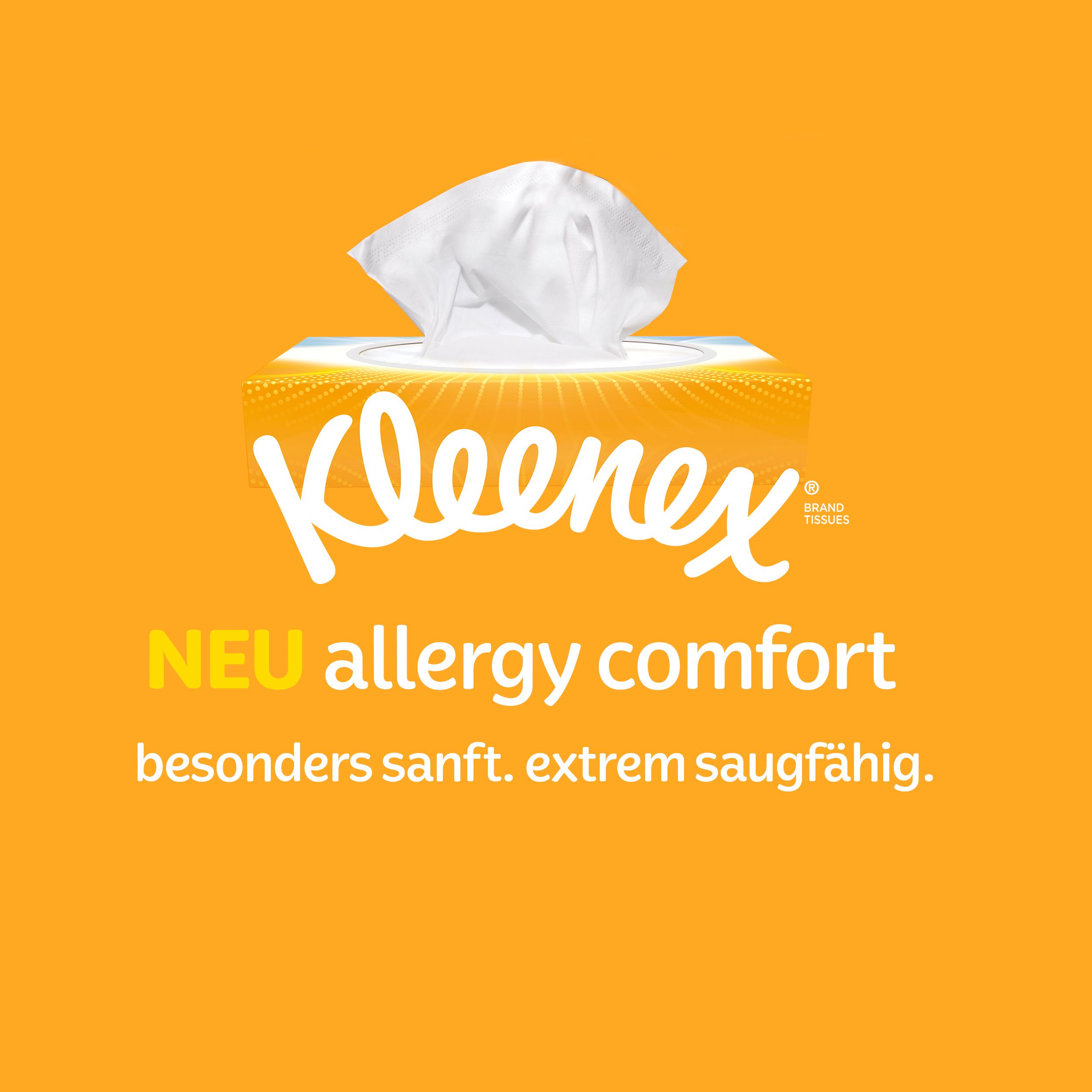 Kleenex Allergy Comfort Taschentücher f. Allergiker Kosmetiktücher
