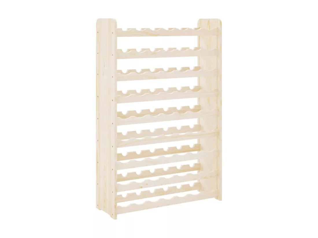 Casier à vin 72,5x25x111,5 Bois de pin massif
