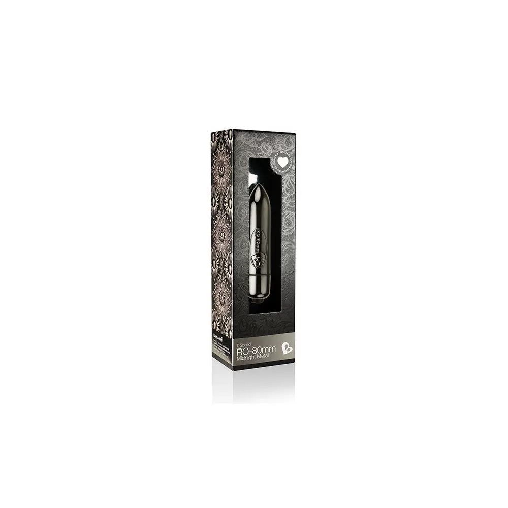 Rocks Off 80 mm vandtæt vibrator - Gun Metal